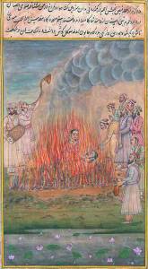Sati: Ceremony of Burning a Hindu Widow with the Body of her Late Husband